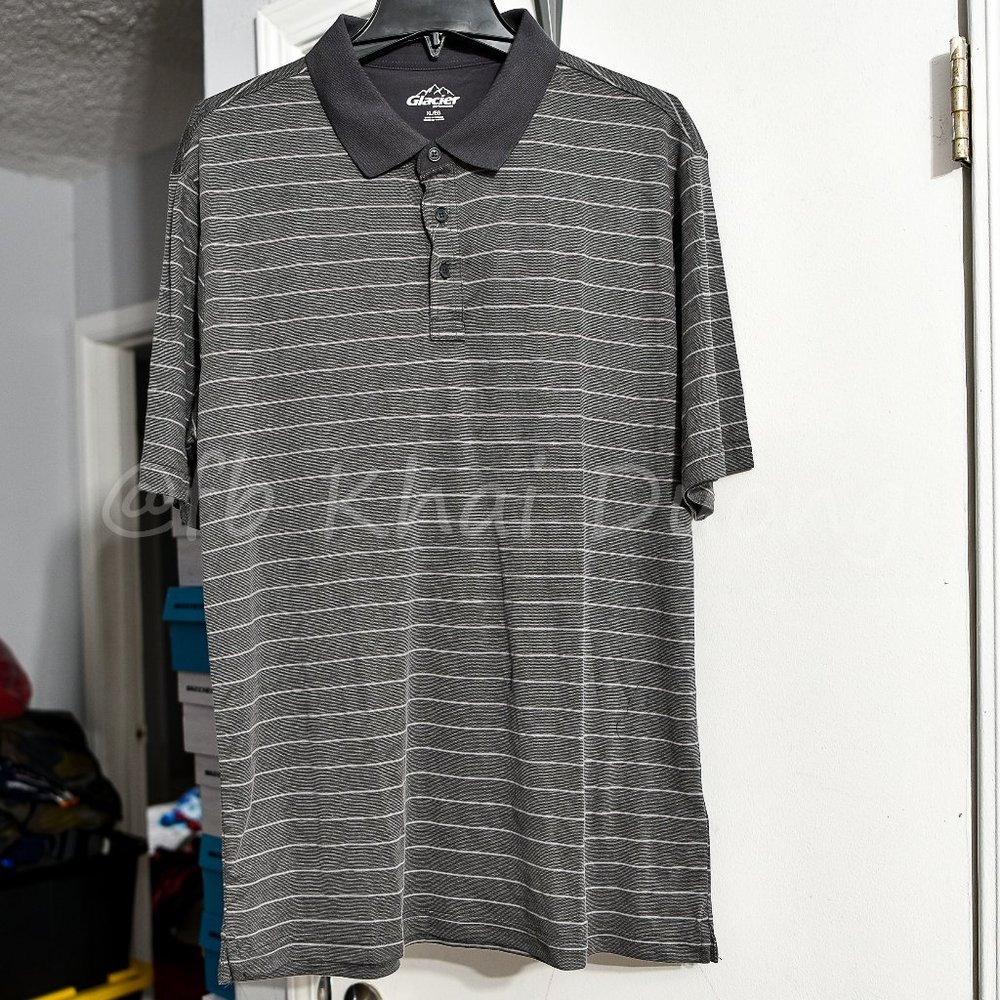 Glacier men Performance polo Grey